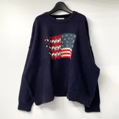 【中古】DAIRIKU TTTMSW American Pullover Knit with Flower　ネイビー ダイリク[17]のサムネイル