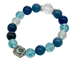 [kanaelun] 天然石 ブレスレット アクセサリー 運 開運 最強 女性 誕生石 厄除け パワーストーン プレゼント 運気 開運グッズ 浄化 風水 強 お守り 縁起 グッズ くじ 魔除け 金運 幸運 恋愛 健康 [アベンチュリンスクエア] [ワンサイズ]