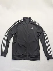 アディダス 3本線 トラックジャージ ブラック s