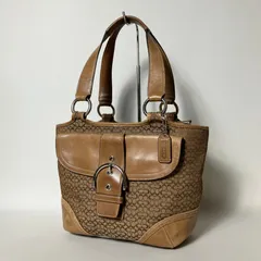 2511-416｜コーチ ミニシグネチャー ハンドバッグ ブラウン