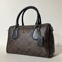 2511-426｜美品｜コーチ シグネチャー ハンドバッグ ブラック