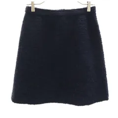 ESTNATION エストネーション 日本製 ミニスカート 38 ネイビー レディース 古着