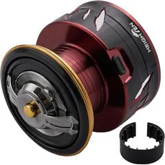 HEIGHTEN リール スプール シマノ レバーブレーキ スピニングリール 替えスプール BB-X テクニウム ファイアブラッド ハイパーフォース デスピナ ラリッサ アップグレード 727 (レッド - アップグレード)