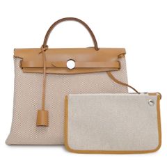 エルメス ガーデンパーティ 42 MM ハンドバッグ トワルアッシュ