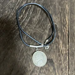 アメリカ ニッケルコイン ネックレス ブレスレット 1986年 ビンテージ コレクション 5セント 硬貨