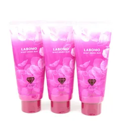 ラボモ スカルプアロマ ヘアカラートリートメント ダークブラウン 200g 3点セット 未使用 コスメ まとめて レディース