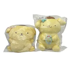 サンリオ 当たりくじ ポムポムプリン ぬいぐるみ 2個 セット sanrio キャラクター ポチャッコ かわいい 中古 W４
