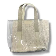 参考上代24200円 未使用品 texnh GLASSBOAT TOTE グラスボートトートバッグ 鞄 カバン テクネ B09-00221-F ナチュラル 1038A1