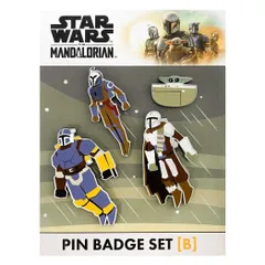【メール便】スターウォーズ ピンズ マンダロリアンピンバッジセット B STAR WARS SAGA インロック コレクション雑貨 キャラクター グッズ 