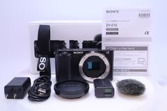 【780回 極美品】SONY ZV-E10 (ソニー) Vlog用カメラ レンズ交換式VLOGCAM APS-C ミラーレス一眼カメラ ZV-E10 ボディ(レンズなし) ウィンドスクリーン付属 ブラック