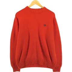 古着 チャップス CHAPS コットンニットセーター メンズL相当/eaa544617