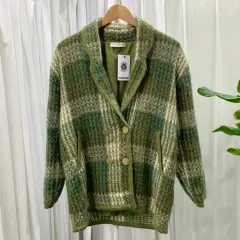 日本 ヴィンテージ Raccommoder ぼかし ニット ジャケット 1765