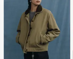 アーバニック カーキ色 ブルゾン ジャケット