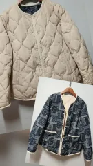 ROEM リバーシブル キルティング ダウンジャケット M程度