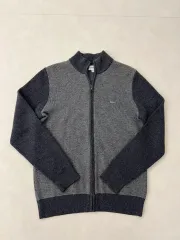 ラコステ ウール カシミア ニット ジップアップ カーディガン 100