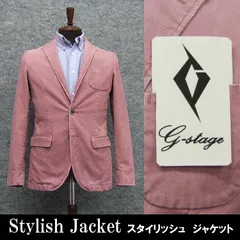 秋冬物 ★g-stage★ コーデュロイ ジャケット ピンク メンズ we250281-018