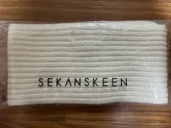 セカンスキン ウール カシミア プチマフラー 新品