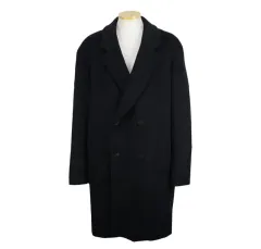 19489 ジーク パレンファイト ウールブレンド ダブル ロングコート 105 ブランド古着