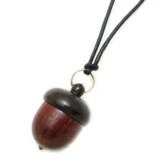 ネックレス レディース 木製 木 どんぐり リンゴ ロケット メンズ 木の実 りんご CHN10044