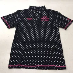 送料無料★DUARIG ドュアリグ★半袖Tシャツ ポロシャツ★ドット柄★Sサイズ★ネイビー #41014sar