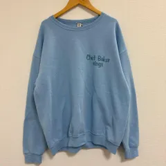 S00215｜WACKO MARIA｜ワコマリア｜スウェット｜トレーナー｜LightBlue｜ライトブルー｜背面プリント｜メンズ｜XL｜Y2K｜90S｜古着｜アメカジ｜USA古着｜ヴィンテージ｜ストリート｜ブランド古着｜オーバーサイズ｜グラフィック