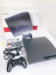 ☆4【通電動作確認済】SONY ソニー PlayStation3 PS3 プレステ プレイステーション 黒 ブラック コントローラー 箱付き【ゲーム機本体】【2】