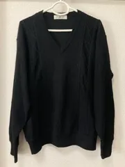 美品　長袖ニットトップス　ブラック　L