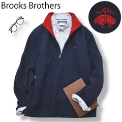 【ゴールデンフリース】ブルックスブラザーズ ハーフジップ フリース ジャケット 紺