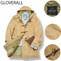 英国製 グローバーオール ムートン ダッフル コート 裏ボア M相当 ベージュ