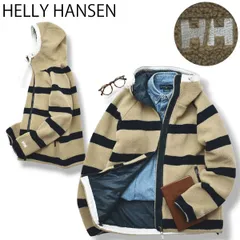 ヘリーハンセン オーランド ジャケット フリース パーカー XL ボーダー柄