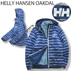 ヘリーハンセン オークダル フーディー 中綿 ナイロン ジャケット M ブルー