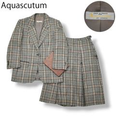 アクアスキュータムトレンチコート ロング 裏地チェック - メルカリ