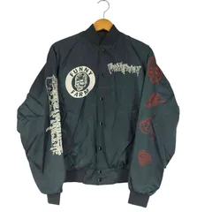 ユーズドフルギ USED古着 FUNNY FARM 両面プリントスタジャン メンズ import：S 