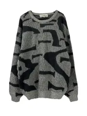 XL ARBITER ウールアルパカ ラウンド オーバーサイズニット