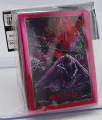 BANDAI オフィシャルカードスリーブ 公認店エディションVol.4 ONE PIECEカードゲーム ドンキホーテ・ドフラミンゴ 70枚