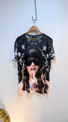 TWISTEDSOULのインクカルチャーシャツ、セクシーなタトゥーガールのTシャツ、サイズL