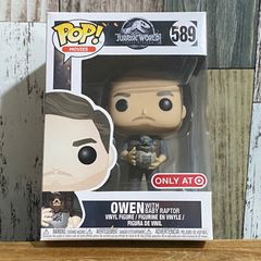 FUNKO POP! 쥬라식 월드/불꽃의 왕국 #589 오웬 그레이디 & 베이비 랩터