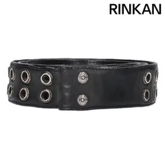 クロムハーツ  STRAP DBL GROMMET/ダブルグロメット レザーベルト メンズ 36 ※12/28～1/6 発送・問い合わせ遅延