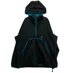 SIERRA DESIGNS シエラデザイン 90s ヴィンテージ 3本木タグ アノラック パーカー パッカブル ナイロン ジャケット ブラック系 XL【中古】