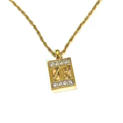 NINA RICCI　ニナリッチ　ゴールド ロゴ  ネックレス　：Y3299