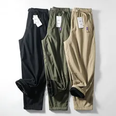 ワークパンツ チノパン 裏起毛 暖かいジョガーパンツ 秋冬 メンズ ズボン カーゴパンツ テーパード パンツ