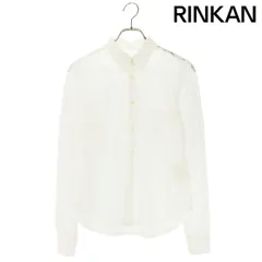 ブラックコムデギャルソン サイズ:XS  16SS  1Q-B022 AD2015花柄シアー長袖シャツ 中古 BS99 ブラックコムデギャルソン 16SS 1Q-B022 AD2015花柄シアー長袖シャツ