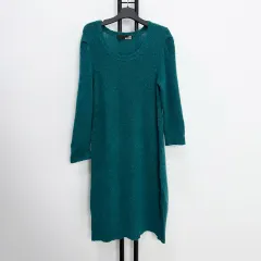 正規品ラブ・モスキーノ LOVE MOSCHINO グリーン ラナウール ニット ONE PIECE