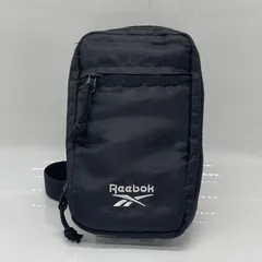 BN7294●Reebok リーボック ミニ ショルダーバッグ ブラック ナイロンのサムネイル