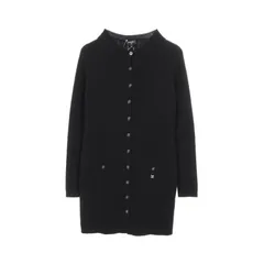 シャネル CHANEL カーディガン ココマーク ライオンボタン コットン カーディガン レディース Used A