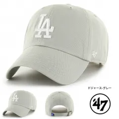 フォーティーセブン 47 Brand 帽子 キャップ クリーンナップ CLEAN UP RGW17GWS RGW12GWS RGW18GWS RGW21GWS RGW22GWS メンズ レディース ドジャース-グレー