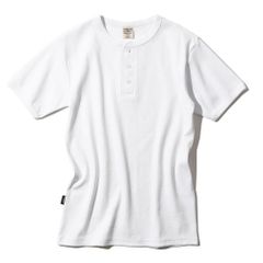アヴィレックス アビレックス AVIREX リブ 半袖 ヘンリーネック Tシャツ デイリー 7834934019 6143504 メンズ アンダーウェア 下着 S ホワイト