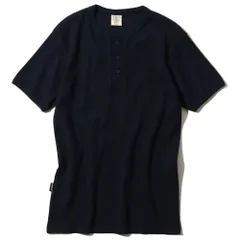 アヴィレックス アビレックス AVIREX リブ 半袖 ヘンリーネック Tシャツ デイリー 7834934019 6143504 メンズ アンダーウェア 下着 XL ロイヤル