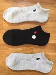 新品ポロラルフローレン メンズソックス靴下 3足セット188