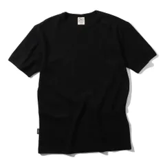 アヴィレックス アビレックス AVIREX リブ 半袖 Vネック クルーネック Tシャツ デイリー 7834934008 6143501 7834934014 6143502 L クルーネック-ブラックのサムネイル